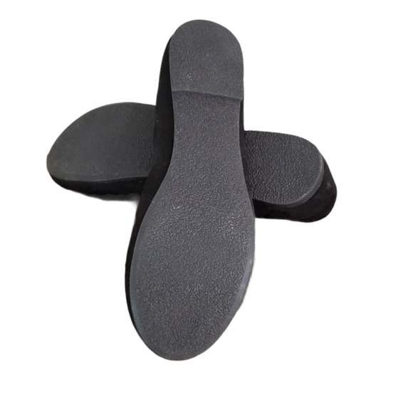 Mudd Girls 4M Black Tassel Ballerina Flats Shoes - Picture 4 of 6